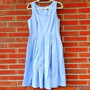 Ann Taylor Midi Dress Sky Blue